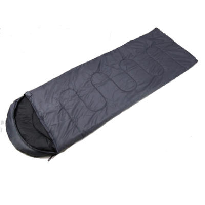 XXL 220 *100 cm Three Season Envelope Sleeping Bag Outdoor Camping With Drawstring Hood
